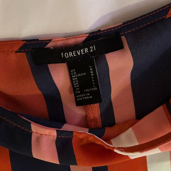 Forever 21 Red and Pink Wide Leg Jumpsuit - Picture 5 of 5